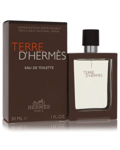 Terre D'hermes Cologne By Hermes Eau De Toilette Spray Spray Refillable 1 OZ (Homme) 30 ML