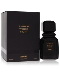 Ajmal Amber Wood Noir Perfume By Ajmal Eau De Parfum Spray (Unisex) 3.4 OZ (Femme) 100 ML