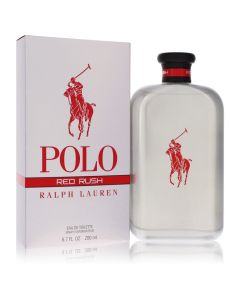 Polo Red Rush Cologne By Ralph Lauren Eau De Toilette Spray 6.7 OZ (Homme) 195 ML