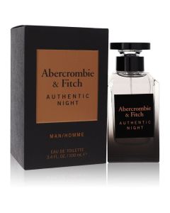 Abercrombie & Fitch Authentic Night Cologne By Abercrombie & Fitch Eau De Toilette Spray 3.4 OZ (Homme) 100 ML