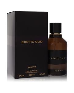 Riiffs Exotic Oud Cologne By Riiffs Eau De Parfum Spray (Unisex) 3.4 OZ (Homme) 100 ML