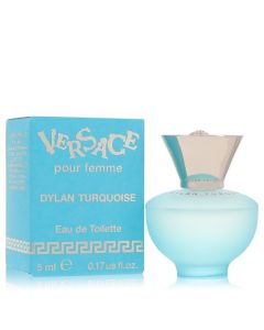 Versace Pour Femme Dylan Turquoise Perfume By Versace Mini EDT 0.17 OZ (Femme) 5 ML