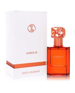 Swiss Arabian Amber 01 Cologne By Swiss Arabian Eau De Parfum Spray (Unisex) 1.7 OZ (Homme) 50 ML