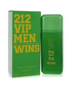 212 Vip Wins Cologne By Carolina Herrera Eau De Parfum Spray (Limited Edition) 3.4 OZ (Homme) 100 ML