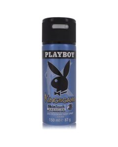 Playboy King Of The Game Cologne By Playboy Deodorant Spray 5 OZ (Men) 145 ML