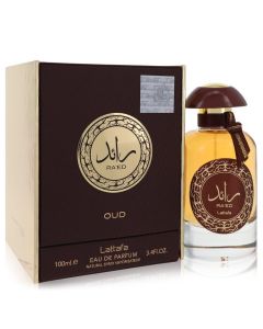 Raed Oud Perfume By Lattafa Eau De Parfum Spray (Unisex) 3.4 OZ (Femme) 100 ML