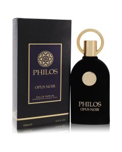 Philos Opus Noir Cologne By Maison Alhambra Eau De Parfum Spray (Unisex) 3.4 OZ (Homme) 100 ML