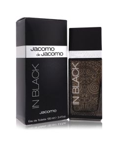 Jacomo De Jacomo In Black Cologne By Jacomo Eau De Toilette Spray 3.4 OZ (Men) 100 ML