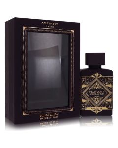 Amethyst Badee Al Oud Perfume By Lattafa Eau De Parfum Spray (Unisex) 3.4 OZ (Femme) 100 ML